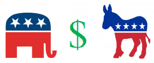 Both parties take campaign money