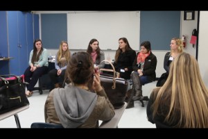 During alumni day, South's graduates from last year came back to share with seniors their experiences from their freshman year of college.