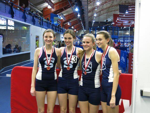 Weimer Leads Girls Track in Winter Success