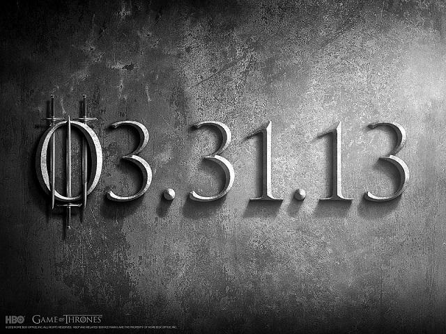 The+simplistic+promotional+poster+for+Season+3+of+Game+of+Thrones+reveals+only+the+premier+date%2C+March+31.+All+pictures+courtesy+of+Google+Images.