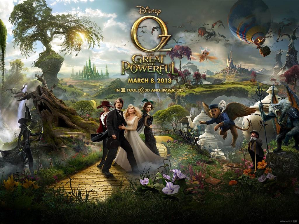 The theatrical poster for Oz the Great and Powerful. Courtesy of Google Images.