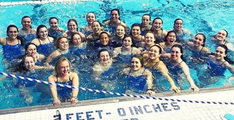 Girls' Swim Breaks Records