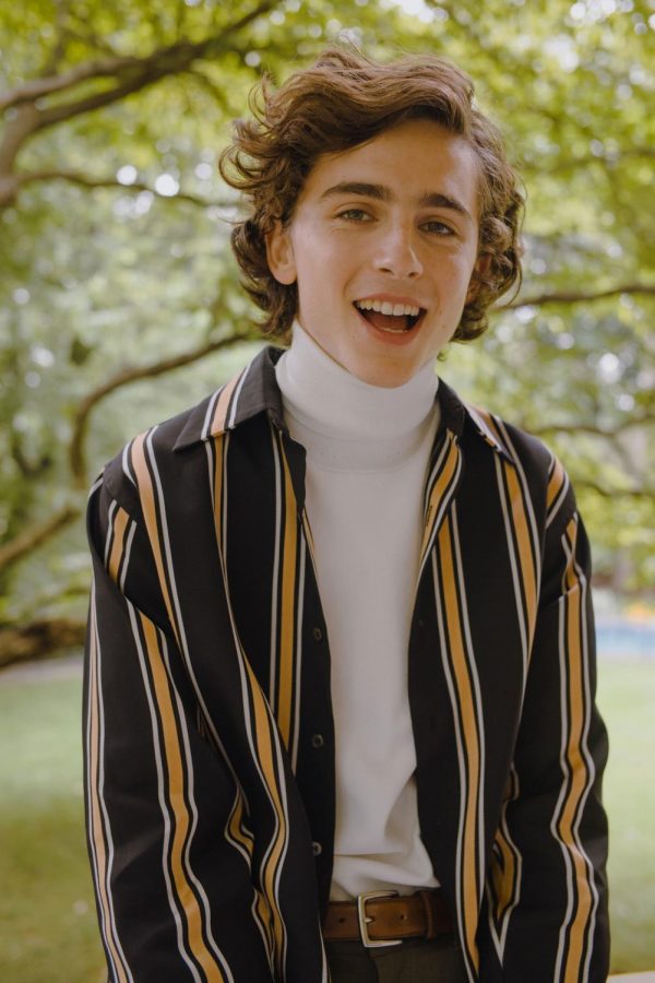 Timothee Chalamet, photographed for Vogue